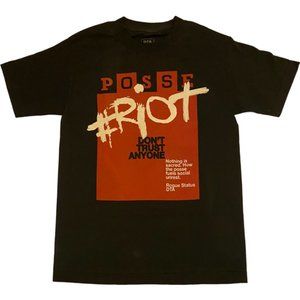 DTA POSSE Riot Skateboard Tee - Black [S]